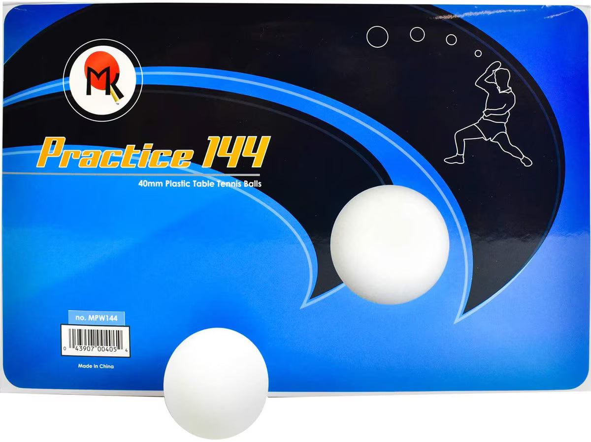 MK Practice Balls 40mm White 144pack