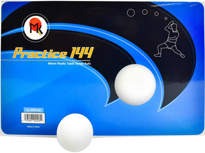 MK Practice Balls 40mm White 144pack